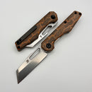 Kansept Knives Lucero Orange G-Mascus w/ Stonewashed 154CM T2156A3