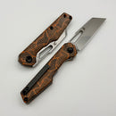 Kansept Knives Lucero Orange G-Mascus w/ Stonewashed 154CM T2156A3