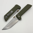 North Mountain Blade Chop2 2406 w/ Green G-10 Handles & SLD-Magic