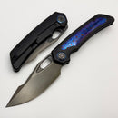 Kunwu Jericho Raindrop Texture Timascus Inlaid Titanium Handles & DLC Vanax