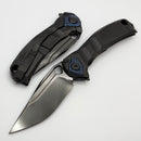 Custom Knife Factory & Anthony Marfione Collaboration Ratax w/ DLC Titanium Integral Handle & Polished DLC M398 One Per Household