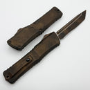 Microtech Knives Combat Troodon Gen III Plague Outbreak Tanto Part Serrated 1144-2PLOBS