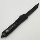 Pre-Owned Microtech Ultratech Delta Frag Fluted Tanto Full Serrated DLC w/ Nickel Boron Signature Series 123-3UT-DS