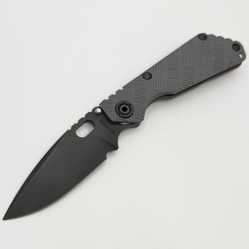 Pre-Owned Mick Strider SnG Crosshatch G-10/Flamed Titanium & PD1