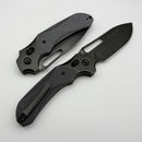 Kansept Knives Quasar Black Micarta Handles w/ Blackwash 154CM T1099V2