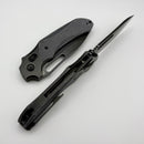 Kansept Knives Quasar Black Micarta Handles w/ Blackwash 154CM T1099V2
