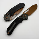 Kansept Knives Quasar Black G-10 Handles w/ Rose Gold 154CM T1099V3