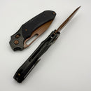 Kansept Knives Quasar Black G-10 Handles w/ Rose Gold 154CM T1099V3