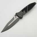 Pre-Owned Microtech Socom Elite Manual Spear Point Apocalyptic Natural Clear Signature Series 160-10APNCSS