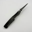 Kansept Knives Baba Yaga Blackwash Titanium & Black Nebula Carbon FIber w/ Blackwash 20CV K1074A3
