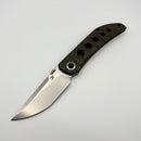 Kansept Knives Tarkin Tiger Stripe Flamed Titanium Handle w/ Stonewashed 20CV K1078A6
