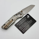 Microtech Marfione Select MSI RAM LOK Mini Slab Side Titanium Handles w/ Double Vapor Accents & Flamed Accents & Stonewash M390MK 210M-10MS5