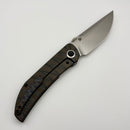 Kansept Knives Tarkin Tiger Stripe Flamed Titanium Handle w/ Stonewashed 20CV K1078A6