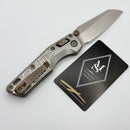 Microtech Marfione Select MSI RAM LOK Mini Frag Titanium Handles w/ Double Vapor Accents & Flamed Accents & Stonewash M390MK 210M-10FRMS5