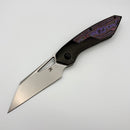 Kansept Knives Strip Blackwash Titanium & Purple Haze Fatcarbon w/ Stonewashed Magnacut K1113A2