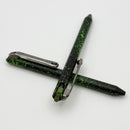 Heretic Knives Maverick Customs Scribe Flipper Black w/ Green Splatter Pen H083-BLK-GRNSP