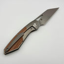 Kansept Knives Strip Titanium & Brown Micarta w/ Stonewashed Magnacut K1113A3