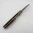 Kansept Knives Strip Titanium & Brown Micarta w/ Stonewashed Magnacut K1113A3