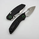 Kansept Knives Link Milled Black Aluminum Handle w/ Satin 14C28N T1068H1