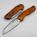 Microtech Knives MSI RAM LOK Orange Frag Aluminum & Stonewash M390MK 210-10FROR