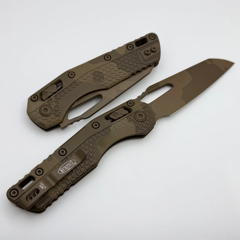 Microtech Knives MSI RAM LOK Chocolate Camo w/ Polymer Handles & M390M