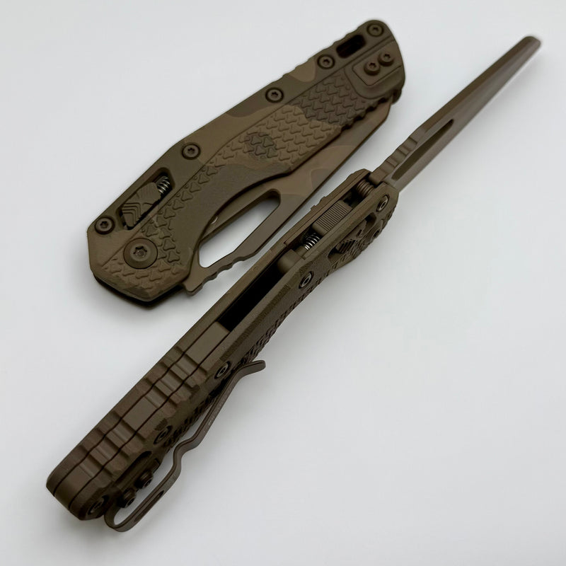 Microtech Knives MSI RAM LOK Chocolate Camo w/ Polymer Handles & M390M Microtech Knives MSI RAM LOK Chocolate Camo w/ Polymer Handles & M390M