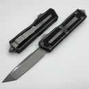 Microtech Scarab 2 Gen 3 Apocalyptic Spine Fluted Tanto Weathered Metal 1279-10APWME