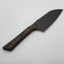 Microtech Santoku 4.2" Live Wire Carbon Fiber/Bronze Ti Bolster Handle w/ DLC M390MK Signature Series 3300B-1DLCLWCFS