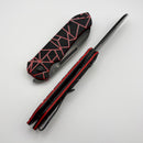 Tenable Knives Rango Red & Black G-10 Handle w/ Blackwash 14C28N B1120A1