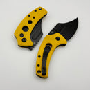 Kansept Knives Wasp Yellow G-10 Handle w/ Blackwash 154CM T2144F4