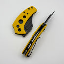 Kansept Knives Wasp Yellow G-10 Handle w/ Blackwash 154CM T2144F4