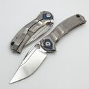 Custom Knife Factory & Anthony Marfione Collaboration Ratax w/ Polished Titanium Integral Handle & Polished M398 One Per Household