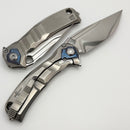 Custom Knife Factory & Anthony Marfione Collaboration Ratax w/ Polished Titanium Integral Handle & Polished M398 One Per Household