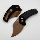 Kansept Knives Wasp Black G-10 Handle w/ Rose Gold 154CM T2144F3