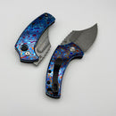 Kansept Knives Wasp Timascus Handle w/ Damascus T2144F7