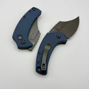 Kansept Knives Wasp Light Gray G-10 Handle w/ Grey TiCn 154CM T2144F1