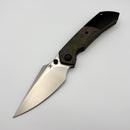 Kansept Knives Fenrir Blackwash Titanium & 80's Camo Carbon w/ Satin S35VN K1034S1