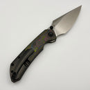 Kansept Knives Fenrir Blackwash Titanium & 80's Camo Carbon w/ Satin S35VN K1034S1