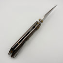 Kansept Knives Fenrir Copper Carbon Fiber Crossbar Lock w/ Stonewashed S35VN K1034V3
