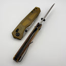 Tenable Knives Beaver Ultem Handle w/ Damascus T1105V6