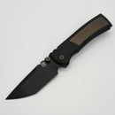 Chaves Redencion Street The Suit PVD Bronze Ti Inlaid Integral Titanium Handle & PVD M390 Tanto
