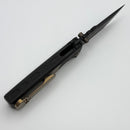 Chaves Redencion Street The Suit PVD Bronze Ti Inlaid Integral Titanium Handle & PVD M390 Tanto