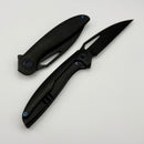 We Knife Tiercel Black Titanium Handles w/ 3.2" Black Stonewash MagnaCut WE26021-1