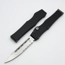 Marfione Select Halo III Black Handle w/ Stonewashed Part-Serrated Clip Point M390MK 1250-11MS1