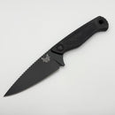 Benchmade Dacian Black Canvas Micarta Handles w/ Black MagnaCut 203BK-02
