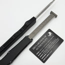 Marfione Select Halo III Black Handle w/ Stonewashed Part-Serrated Clip Point M390MK 1250-11MS1