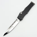 Marfione Custom Halo VII Black Handle w/ Mirror Compound Ground Clip Point M390MK