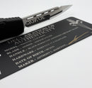 Marfione Custom Halo VII Black Handle w/ Mirror Compound Ground Clip Point M390MK