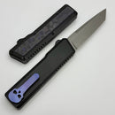 Chaves Dissident Battleworn Black Ano Handle w/ Purple Haze Carbon Overlay & Tanto M390