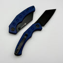 Sencut Clout Blue Canvas Micarta Handles w/ 2.99" Black D2 S26031-3